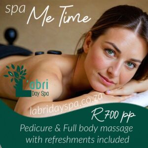 Me Time spa special L'abri day spa