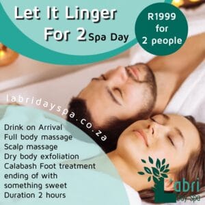 Couples Let it linger spa day