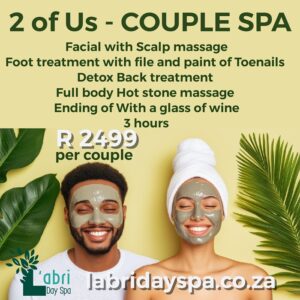 Couple 2 of us spa package L'abri day spa