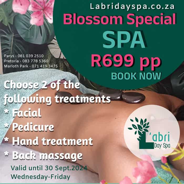 Spring spa special L'abri day spa