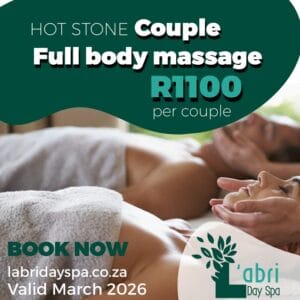 Couples full body massage March L'abri day spa
