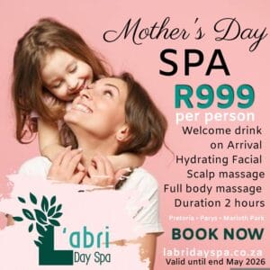 Mothers day spa special L'abri day spa